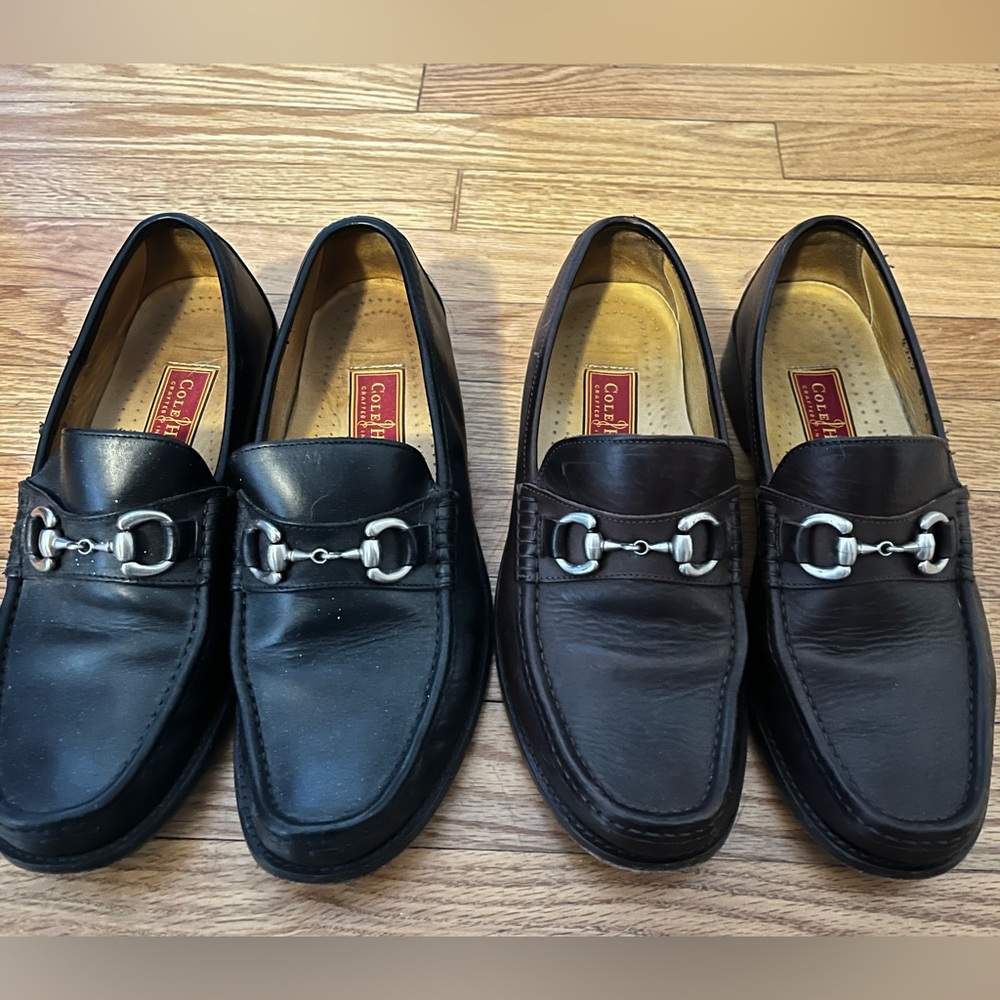2 PAIRS of Cole Haan Bit Loafers